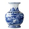 AMITVA Modern Vase for Flowers,Decorative Pottery Glazed Stoneware Vases for Living Room, Table, Bedroom, Mantel-C 3818cm view 1