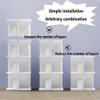 White Wood Rotation Square Bookshelf, Book CD Photo Frame pictorial Storage Shelf Corner Bookcase, Large Capacity Book Display Shelf (Size : 2 Tier) view 4