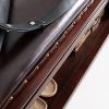 IBOWZ Storage Shoe Bench Shoe Storage Bench Shoes Cabinet Bench Shoe Bench with Seat Wooden Shoe Stool Cabinet 2 Tiers Shoe Rack Bench with Soft Cushion Entryway Bench for Hallway,Living Room view 2