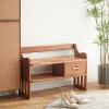 IBOWZ Storage Shoe Bench Shoe Storage Bench Shoes Cabinet Bench Shoe Bench with Seat Entryway Bench Modern Shoe Organizer with Storage and Drawer Shoe Rack Stool for Entryway Hallway Living Room view 1