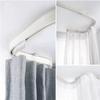 JYDQM Ceiling Curtain Track, Sliding Door Curtain Rail Track Ceiling Mount, Flexible Curtain Rods with Rollers & Hooks, Bendable Curtain Tracks System for Wall Divider/Shower/RV (Size : 260cm/8.5ft view 2