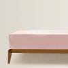 Box Spring Cover Full Size, Elastic Fabric Wrap Around 4 Sides Bed Skirt, Ultra Soft & Wrinkle Free, Sleek Alternative Replacing Bedskirts for Hotel/Home, Fits Box Springs up to 6", Blush view 1