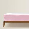 Box Spring Cover Full XL Size, Elastic Fabric Wrap Around 4 Sides Bed Skirt, Ultra Soft & Wrinkle Free, Sleek Alternative Replacing Bedskirts for Hotel/Home, Fits Box Springs up to 6", Light Pink view 1