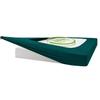 Box Spring Cover Twin Size, Elastic Fabric Wrap Around 4 Sides Bed Skirt, Ultra Soft & Wrinkle Free, Sleek Alternative Replacing Bedskirts for Hotel/Home, Fits Box Springs up to 6", Teal view 3