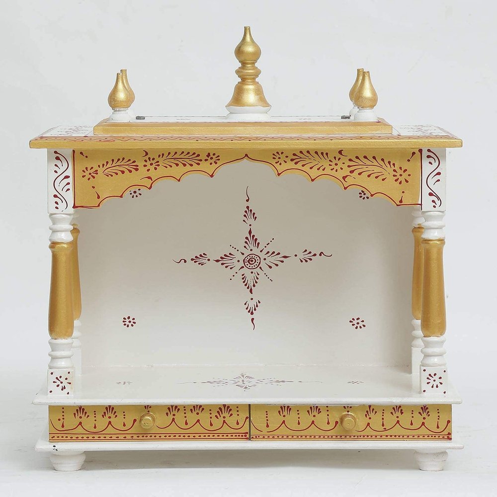 Aakrati Devyom Jodhpur Home Temple, Pooja Mandir, Pooja Mandap Size LXBXH 20X12x24 INCH