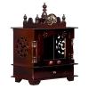 Aakrati Devyom Handpainted Wooden Home Temple with Doors, Rajasthani Art (in Side Puja thali, Poja Books,God Pics.LED Lights nd More. (Medium-18 X 12 X 24 (WXDXH) inch, WN-Wine) view 1