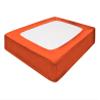 Box Spring Cover Twin XL Size, Elastic Fabric Wrap Around 4 Sides Bed Skirt, Ultra Soft & Wrinkle Free, Sleek Alternative Replacing Bedskirts for Hotel/Home, Fits Box Springs up to 6", Orange view 2