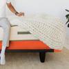 Box Spring Cover Twin XL Size, Elastic Fabric Wrap Around 4 Sides Bed Skirt, Ultra Soft & Wrinkle Free, Sleek Alternative Replacing Bedskirts for Hotel/Home, Fits Box Springs up to 6", Orange view 4