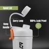 Ozizo 2 Pack Stainless Steel Shaker Bottle, Insulated Shaker Cup for Protein Mixes, 27.7 oz, White & Blue view 4
