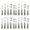 20-piece Set of Pearl luster Kitchen Silverware Tableware Main Stainless Steel Knife and Fork Spoon Commercial Steak Coffee Western Tableware (Grey) view 1