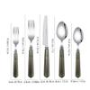 20-piece Set of Pearl luster Kitchen Silverware Tableware Main Stainless Steel Knife and Fork Spoon Commercial Steak Coffee Western Tableware (Grey) view 3