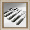 20-piece Set of Pearl luster Kitchen Silverware Tableware Main Stainless Steel Knife and Fork Spoon Commercial Steak Coffee Western Tableware (Grey) view 4