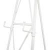 Deco 79 Metal Tall Adjustable Minimalist Display Stand Easel with Chain Support, 16" x 23" x 54", White view 4