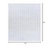 Restoration and Renovation Hand-Tufted 100% Wool Area Rug  Unique Modern Geometric Grid Pattern, Soft Plush Textured Carpet for Living Room, Bedroom, Dining Room & Entryway (Blue, 3' x 5') view 3