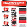 Do or Drink Blackout Tower Drinking Game - Adult Party Game with 54 Blocks and Challenges - Fun Drunk Game for Game Night - Great Gift for Pregames, Bachelorettes, Couples, and More view 3
