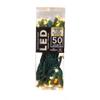 Kurt Adler UL 50-Light Champagne Color Theme LED Green Wire Light Set view 2