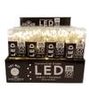 Kurt Adler UL 50-Light Pure White Frosted LED White Wire Light Set view 1