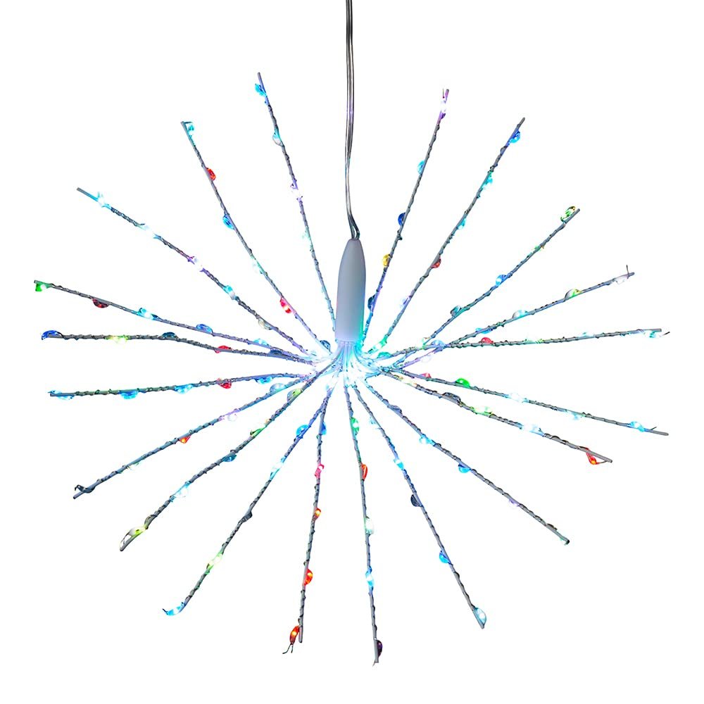 Kurt Adler 11.8-Inch 120-Light RGB Color Changing Twinkle Starburst