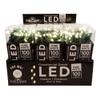 Kurt Adler UL 100-Light Pure Warm White LED Green Wire Light Set view 1