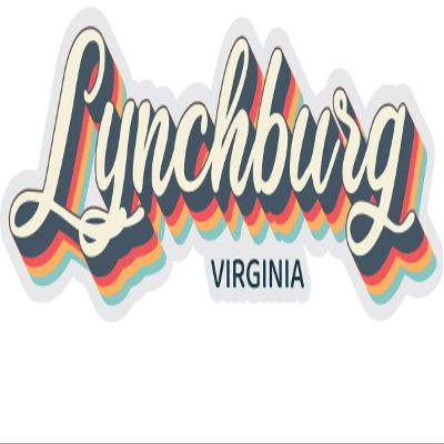 Lynchburg Virginia Souvenir 4-Inch Magnet 3D Design 4-Inch|Magnet