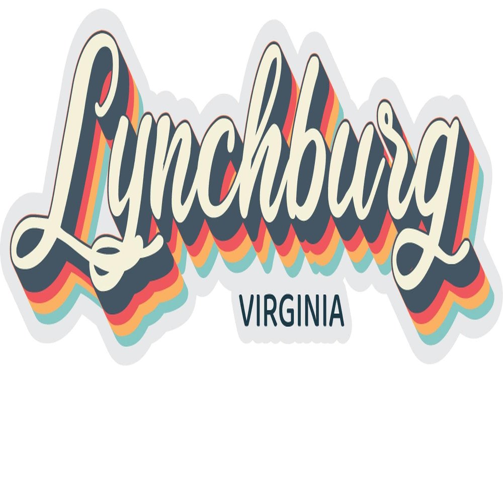 Lynchburg Virginia Souvenir 4-Inch Magnet 3D Design 4-Inch|Magnet