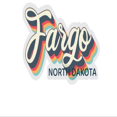 Fargo North Dakota Souvenir 2-Inch Magnet 3D Design 2-Inch|Magnet