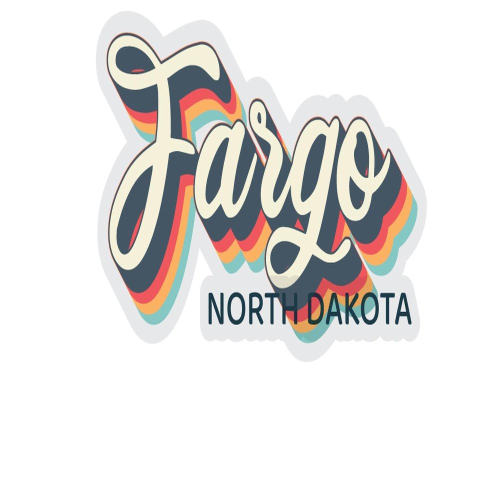 Fargo North Dakota Souvenir 2-Inch Magnet 3D Design 2-Inch|Magnet