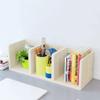 HIHELO Book Case Bookshelf Desktop Small Bookshelf Modern Minimalist Bookshelf Study Desk Storage Storage Shelf Bookshelf Bookshelves (Size : S2) view 3