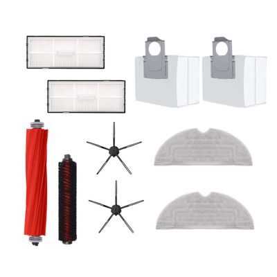 Accessories Kit Compatible for Roborock S7/Pro/MaxV//MaxV Plus/Maxv Ultra G10 G10S G10SPRO Robot Vacuum Cleaner Replacement Parts, Main Side Brush Self-Cleaning Rolling Brush Filter Mop Pad and Holder