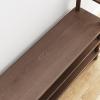 IBOWZ Storage Shoe Bench Shoe Storage Bench Shoes Cabinet Bench Shoe Bench with Seat 3-Tier Wooden Shoe Bench Shoe Rack Bench for Entryway Shoe Rack for Living Room Bedroom Hallway Easy to Assemble view 3
