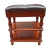 IBOWZ Storage Shoe Bench Shoe Storage Bench Shoes Cabinet Bench Shoe Bench with Seat Shoe Bench 2-Tier Bamboo Shoe Storage Organizer with Soft Cushion,for Entryway Hallway Furniture Wooden view 1