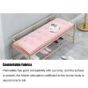 IBOWZ Storage Shoe Bench Shoe Storage Bench Shoes Cabinet Bench Shoe Bench with Seat Hallway Shoe Bench with Storage Space Metal Frame Entryway Shoe Stool with Back,for Entryway,Living Room,Bedroom view 4