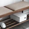IBOWZ Storage Shoe Bench Shoe Storage Bench Shoes Cabinet Bench Shoe Bench with Seat Wooden Shoe Bench with Storage Shelf Shoe Storage Rack with Seat Cushion,for Entryway Hallway Living Room Bedroom view 3