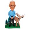 mydedor Custom Bobbleheads Figurine Customized Doll, Chirstmas Dad Custom Bobble Head, Bobble Head Figures Handmade Personalized Sculpture Gift for Men view 1