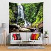 BELECO Forest Waterfall Tapestry Wall Hanging Jungle Forest Mountain Rocks Stream Nature Tapestry Bohemia Tropical Rainforest Scenery Wall Tapestry for Bedroom Living Room Dorm Decor view 2