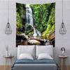 BELECO Forest Waterfall Tapestry Wall Hanging Jungle Forest Mountain Rocks Stream Nature Tapestry Bohemia Tropical Rainforest Scenery Wall Tapestry for Bedroom Living Room Dorm Decor view 3