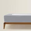 Box Spring Cover Full Size, Elastic Fabric Wrap Around 4 Sides Bed Skirt, Ultra Soft & Wrinkle Free, Sleek Alternative Replacing Bedskirts for Hotel/Home, Fits Box Springs up to 12", Silver view 1