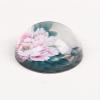 DECRZPB Crystal Ball Peony Hemisphere Glass Half Ball Paperweight Home Decoration Ornaments Ball Miniature Creative Gifts view 1
