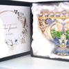 Cohen Tsemach Art&Gift Hand Painted Blue Enamel Jerusalem pomegranate Design Menorah view 4