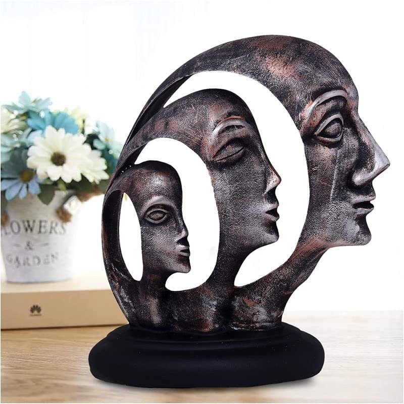 Western Eiderdown Presents Lady Face Statue Showpiece Home Decor Item & Office Table Decor Showpiece Item #Aport-697