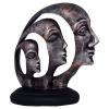 Western Eiderdown Presents Lady Face Statue Showpiece Home Decor Item & Office Table Decor Showpiece Item #Aport-697 view 2