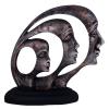 Western Eiderdown Presents Lady Face Statue Showpiece Home Decor Item & Office Table Decor Showpiece Item #Aport-697 view 3