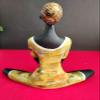Western Eiderdown Presents Presents New Women Yoga Showpiece(Black & Golden) Yoga Posture Lady Statue Poly Resin Figurine for Home Table Top Living Room Hall Bedroom Shelf #Aport-575 view 3
