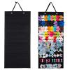 Large Hair Clip Organizer for Teen Girls - Claw Clip Storage for Wall, Door, Closet (Black-A) view 1