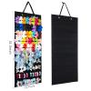 Large Hair Clip Organizer for Teen Girls - Claw Clip Storage for Wall, Door, Closet (Black-A) view 3