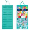 XRACEPHOL Large Claw Clip Organizer 10 Layer Hair Accessories Display Holder - Hair Claw Clips Display Stand Holder for Wall, Door, Closet (Mint Green-A) view 1