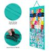 XRACEPHOL Large Claw Clip Organizer 10 Layer Hair Accessories Display Holder - Hair Claw Clips Display Stand Holder for Wall, Door, Closet (Mint Green-A) view 2