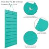 XRACEPHOL Large Claw Clip Organizer 10 Layer Hair Accessories Display Holder - Hair Claw Clips Display Stand Holder for Wall, Door, Closet (Mint Green-A) view 3