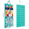 XRACEPHOL Large Claw Clip Organizer 10 Layer Hair Accessories Display Holder - Hair Claw Clips Display Stand Holder for Wall, Door, Closet (Mint Green-A) view 4
