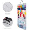 Bow Organizer - 10 Layer Display Holder for Girls Hair Bows - Wall, Door, Closet Mount (Grey-A) view 2